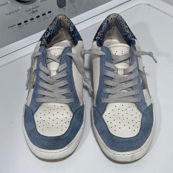 Vintage Havana Snakeskin Star Low top Sneakers Size - Picture 3 of 6